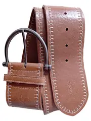 Vorschaubild 1 von Damen Ledergürtel Braun Gr. 80 Casual Gürtel