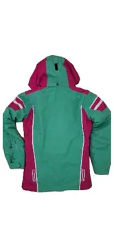 Vorschaubild 3 von Skijacke Mädchen Gr. 176 Grün Pink ClimaProtect Winterjacke