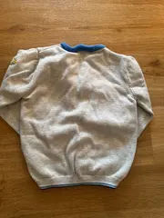 Vorschaubild 4 von Baby Strickjacke Gr. 92 Grau Blau Baumwolle Cardigan