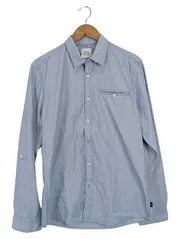 Vorschaubild 1 von EDC Herren Business Hemd Langarm Blau Gr. 48/M Baumwolle