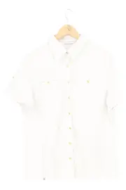 Vorschaubild 1 von MAUL Hemdbluse Damen XL Weiß Kurzarm Elegant Klassisch