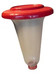 Vorschaubild 1 von Eisbecher 350ml Rot Kunststoff 16cm Praktisch Alltag