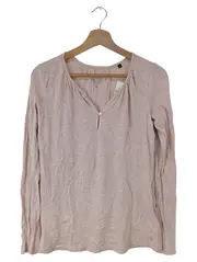 Vorschaubild 1 von Langarmshirt Damen Rosa Gr. 36/S Baumwolle Basic Casual