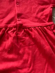 Vorschaubild 5 von Kinder Freizeitkleid Mädchen Rot Herz-Applikation Gr. 86 (18 Monate)