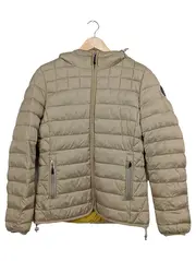 Vorschaubild 1 von Steppjacke Herren Beige Gr. 46/S Outdoor Kapuze Gesteppt