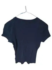 Vorschaubild 2 von Damen T-Shirt Schwarz Basic Gr. S Baumwolle Logo