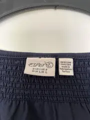 Vorschaubild 4 von Damen Langarmshirt Gr. 38/M Blau Casual Baumwolle