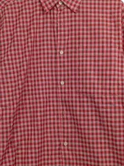 Vorschaubild 3 von Freizeithemd Herren L Kariert Rot Baumwolle Casual