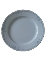 Vorschaubild 1 von Essteller Weiß Klassisch Florales Muster Porzellan 19cm