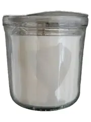 Vorschaubild 1 von Duftkerze Weiß Minimalistisch Glas Kerze 8cm x 7cm