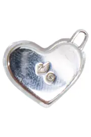Vorschaubild 2 von Kettenanhänger Herz Lila Glas Elegant Damen Anhänger Schmuck