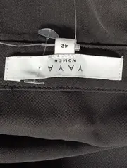 Vorschaubild 3 von Damen Blusenkleid Gr. 42/XL Schwarz Business Hemdblusenkleid