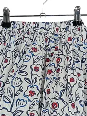 Vorschaubild 2 von Mädchen Faltenrock Gr. 110 Blumen Weiß Blau Rot Baumwolle