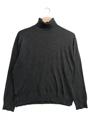Vorschaubild 1 von Kinder Pullover Rollkragen Grau Gr. 164 Viskose Basic