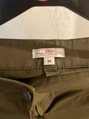 Vorschaubild 4 von Damen Stoffhose Casual Oliv Gr. 38 Baumwolle