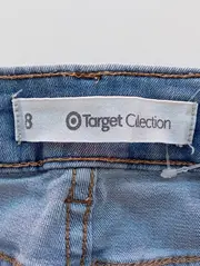 Vorschaubild 3 von Damen Jeansrock 36/S Blau Casual Vintage Streetwear Fransen