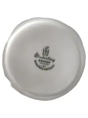 Vorschaubild 2 von Stövchen Teewärmer Porzellan Weiß Blumenmuster Klassisch