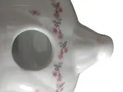 Vorschaubild 3 von Stövchen Teewärmer Porzellan Weiß Blumenmuster Klassisch