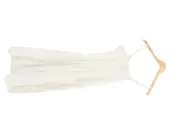 Vorschaubild 2 von Damen Sommerkleid Gr. 40/L Weiß Casual Bohemian Midikleid Baumwolle