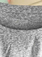 Vorschaubild 3 von Damen T-Shirt Gr. 40/L Grau Meliert Kurzarm Casual