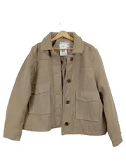 Vorschaubild 1 von Damen Leichte Jacke Gr. 46/3XL Beige Casual Übergangsjacke