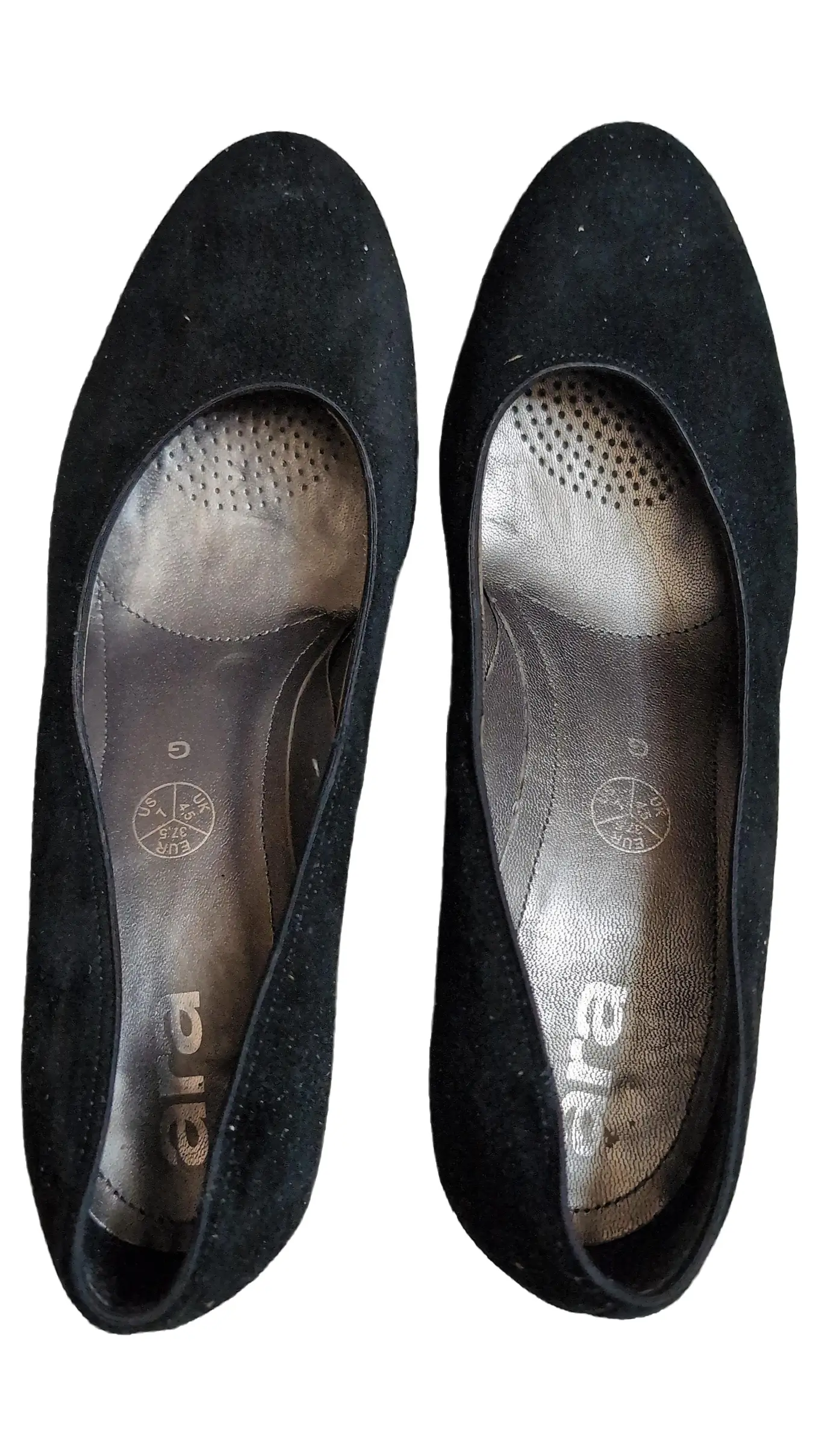 ARA Damen Ballerinas Pumps Gr. 37.5 Schwarz Elegant Bequem