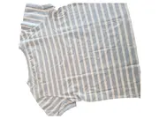 Vorschaubild 2 von Damen T-Shirt Gr. 40 Blau Gestreift Casual Kurzarm