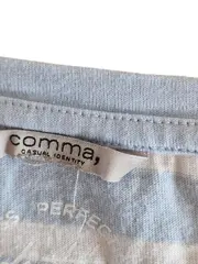 Vorschaubild 8 von Damen T-Shirt Gr. 40 Blau Gestreift Casual Kurzarm