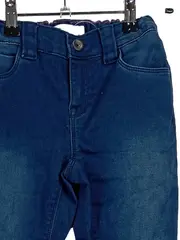 Vorschaubild 2 von Jeans Slim Fit Kinder Mädchen Gr. 152 Blau Casual Uni Baumwolle