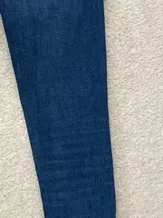 Vorschaubild 4 von Jeans Slim Fit Kinder Mädchen Gr. 152 Blau Casual Uni Baumwolle