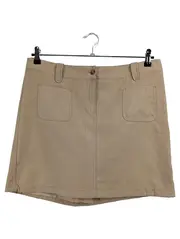 Vorschaubild 1 von Damen Minirock Beige Gr. 42 XL Casual Sportrock mit Taschen