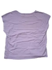 Vorschaubild 2 von Kinder T-Shirt Gr. 128 Lila Schriftzug Baumwolle