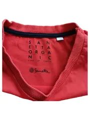 Vorschaubild 2 von Kinder T-Shirt Gr. 140 Rot Organic Baumwolle Kurzarm Jungen