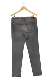 Vorschaubild 2 von Slim Fit Destroyed Jeans Damen Blau W30/38 L31 Baumwolle