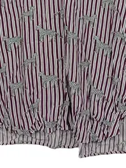 Vorschaubild 5 von Damen Hemdbluse Gr. 42/XL Mehrfarbig Gestreift Leopardenmuster
