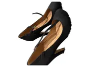 Vorschaubild 1 von Damen Pumps Schwarz Gr. 36 Elegant Mary Jane Riemchenschuhe