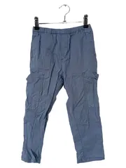 Vorschaubild 1 von Cargohose Kinder Gr. 98 Blau Leinen Baumwolle Jungen