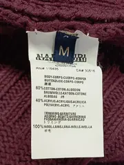 Vorschaubild 4 von Strickjacke Damen Gr. 38/M Lila Klassisch Elegant Reißverschluss