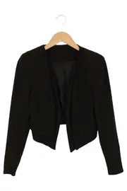 Vorschaubild 1 von Damen Blazer Schwarz Gr. 36/S Elegant Business Cropped Jacke