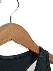 Vorschaubild 4 von Damen Sportshirt Tanktop Logo Print Ärmellos Schwarz UNI