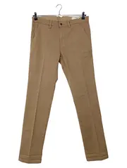 Vorschaubild 1 von Herren Stoffhose Basic Beige Gr. M Chino Baumwolle Elasthan