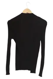 Vorschaubild 2 von MARC O POLO Damen Strickjacke Gr. 40/L Schwarz Rippstrick Elegant Cardigan