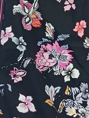 Vorschaubild 3 von Damen Bleistiftrock Gr. 38 Blumenmuster Mehrfarbig Modern