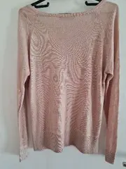 Vorschaubild 7 von Damen Pullover Rosa Gr. 36/S Langarm Casual Rippstrick
