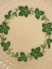 Vorschaubild 3 von Lorenz Unterteller Porzellan Weiß Blumenmuster Klassisch 11 cm