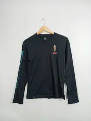 Vorschaubild 2 von Star Wars Langarmshirt Herren XS 44 Schwarz Chewbacca Baumwolle Logo