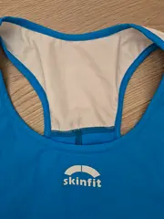 Vorschaubild 2 von Damen Sportshirt Tanktop Ärmellos Blau Gr. XS