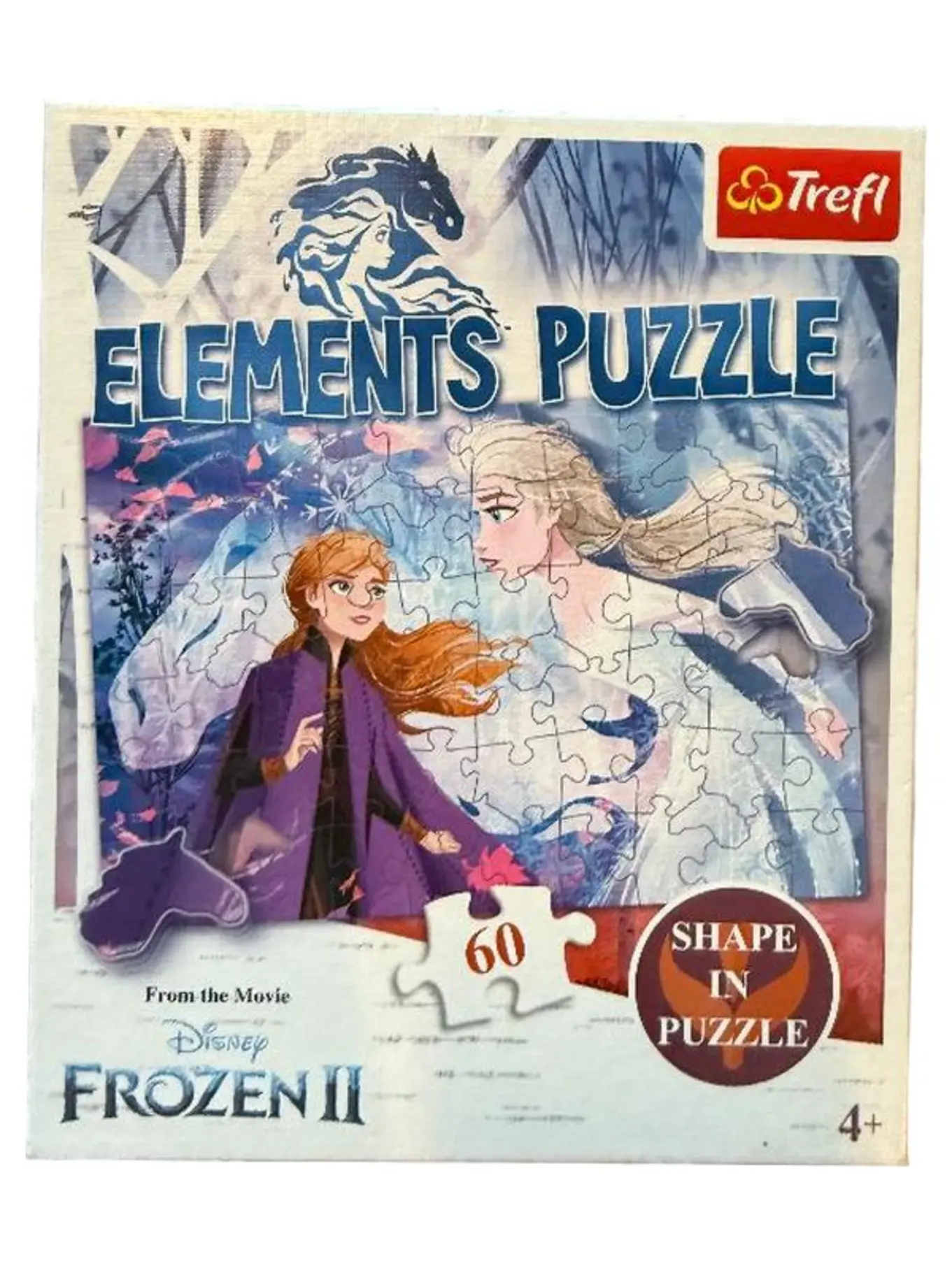 TREFL Frozen II Anna Elsa Puzzle Disney Motiv 60 Teile Kinder ab 4 Jahren
