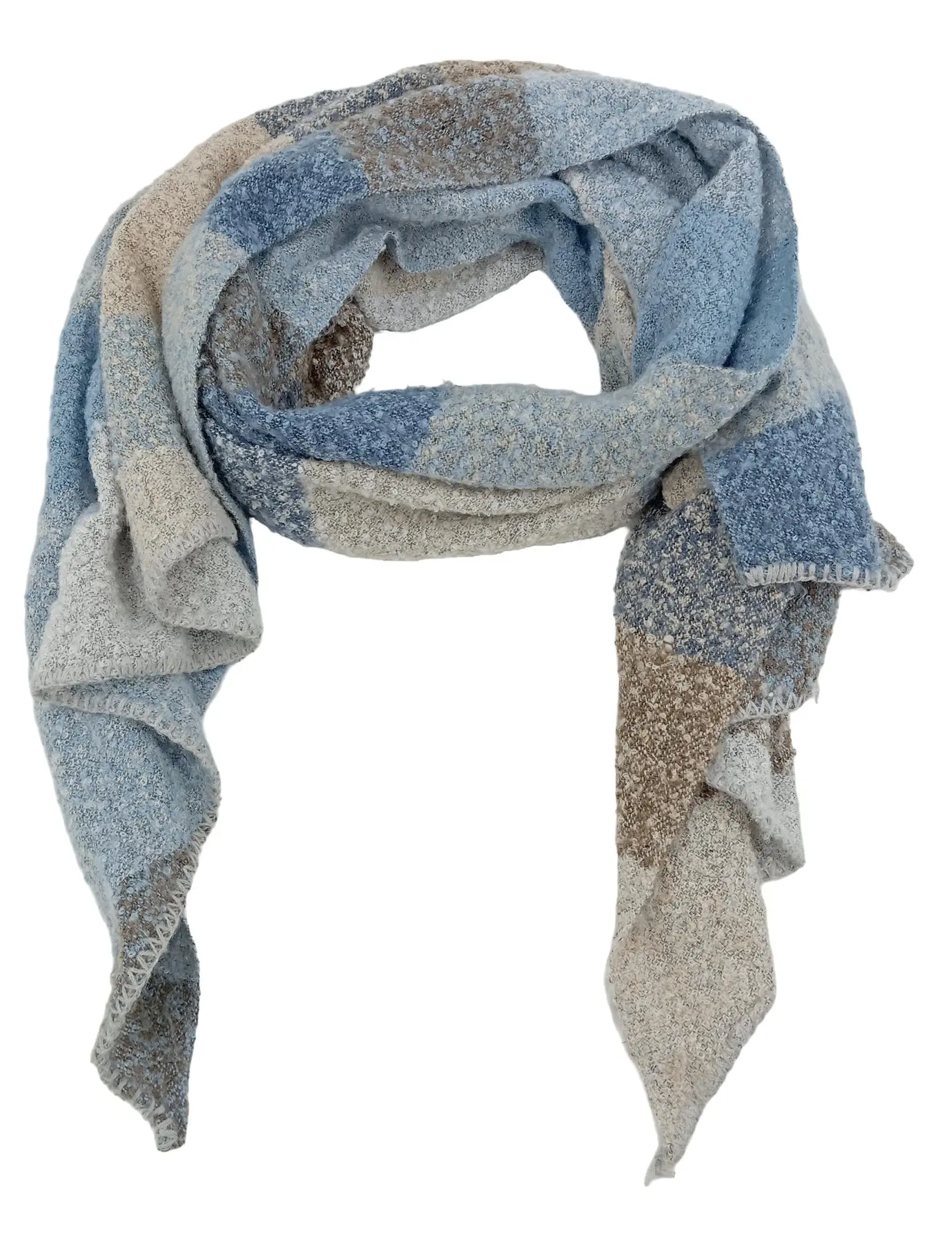 ONLY Damen Tuch Schal Mehrfarbig Kariert Casual NEW CHECK SCARF 96x85 cm