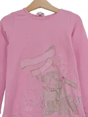 Vorschaubild 3 von Mädchen Langarmshirt Gr. 116 Pink Hase Charmant